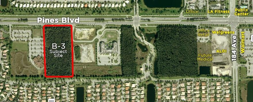 For Sale 9.643 AC (415,693 SF) land zoned B-3. The dimensions are 891 ft. x 448 ft. Permitted use for general business or shopping center. This land has two tax records: 513913010090 & 513913010100*1 acre of land has been given back from the city for all access*