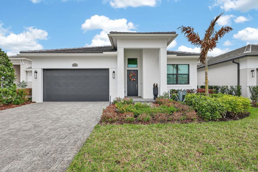 3-bedroom, 3-bath designer home located in the luxurious PGA Verano gated community. This beautifully upgraded residence features a spacious family room, elegant living room, and a large gourmet kitchen perfect for entertaining. The home includes top-of-the-line appliances, granite countertops, and large 42-inch tile flooring in most areas of the home.  Enjoy an outdoor kitchen and a private backyard, ideal for relaxing or hosting guests. Residents of PGA Verano have access to world-class amenities including golf, pickleball, tennis, and much more.