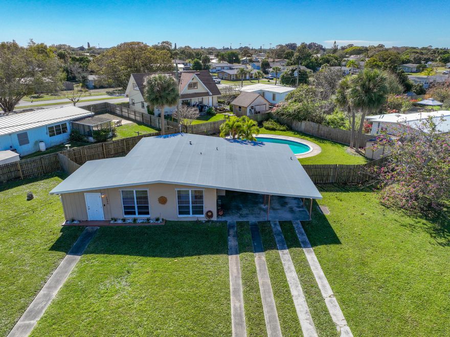 Welcome home to your own private oasis, perfectly situated on an expansive corner lot. This beautifully maintained single-family residence offers 3 bedrooms, 1.5 baths, and a versatile flex space ideal for a home office, gym, or guest area. Recent upgrades include a brand-new roof, fresh paint and updated kitchen. Step outside to your private pool, creating the ultimate space for relaxation or entertaining. With its layout and features, this home also presents an excellent opportunity to be used as a short-term rental or Airbnb.