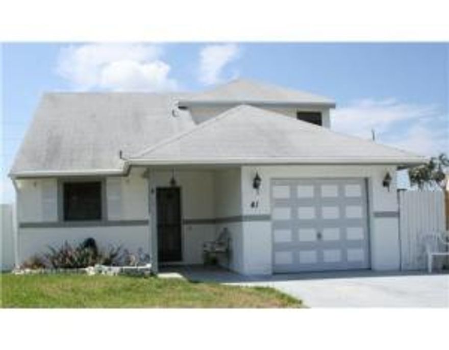 Excellent location & Price for this charming 3bdrm/2bath/1car garage, 2 story single family home in a small complex with tennis courts and swimming pool, located within a couple minutes from the Boynton Mall... this home features an open floor plan with a great size tiled kitchen with tiled countertops, lots of cabinets and counterspace, plus a pass thru into the dining area... Living/Dining/and bedrooms downstairs area have laminate floors... 2nd floor is the master bdrm and bath which is carpeted... Long patio is great for entertaining and relaxation. Home is available immediately.  Call with any questions.