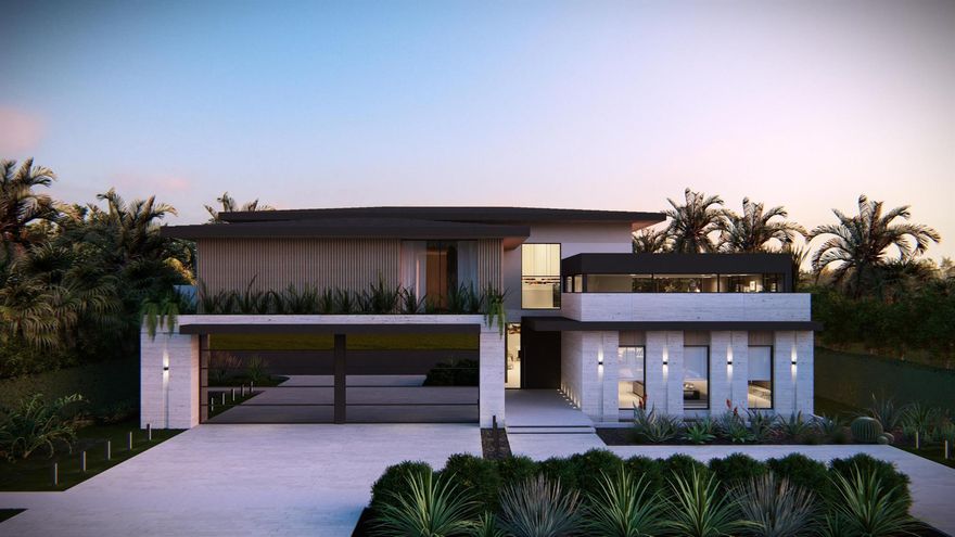 Introducing 1351 Cocoanut Road, Boca Raton--a new architectural masterpiece crafted to captivate those seeking the finest in luxury living. Designed by the renowned Empire Development team and set within the Estates, Boca Raton's premier neighborhood, this unparalleled modern mansion will set a new standard for elegance and sophistication, captivating all who cross its threshold. Anticipated for completion in February, 2026, this exclusive new construction embodies the serene elegance of Balinese modern design. Spanning 11,186 total square feet, the estate has been meticulously crafted to harmonize refined luxury with seamless functionality, blurring the lines between indoors and out and inviting a seamless flow of refined living.