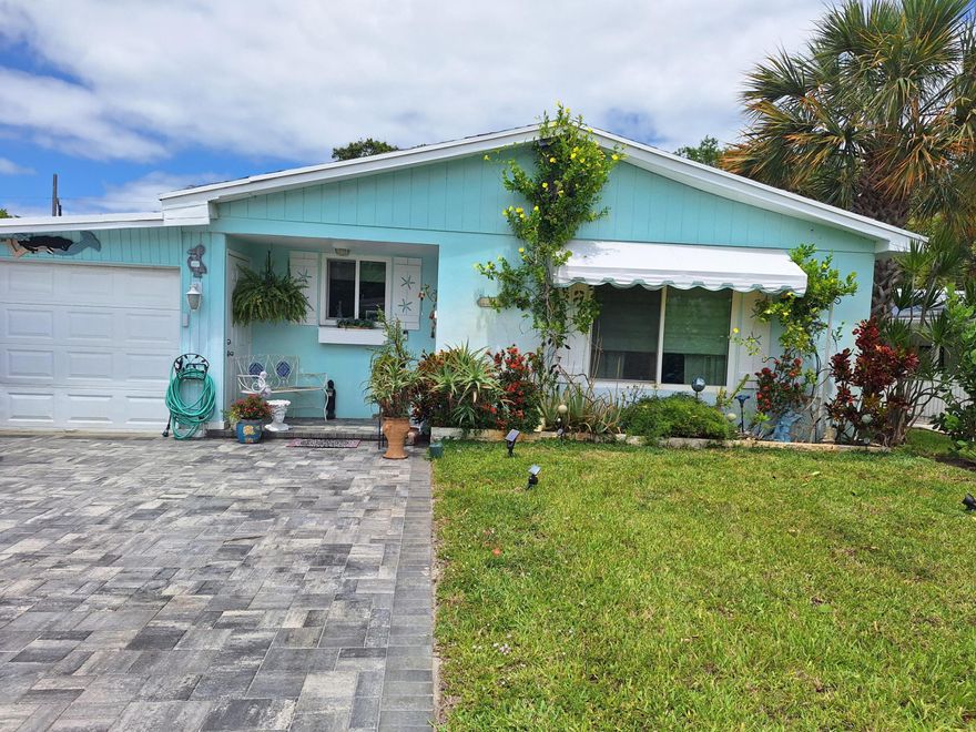 Looking for a South Florida summer get away that is blocks from the beach, well here it is.  This fully furnished 2/2 has a Tiki in the fenced back yard that is perfect for entertaining. The tiki hut has couches, dining tables and chairs, large TV, and two barbeque grills. The interior is decorated with an ocean theme, offering living room and a family room to relax. This home is being offered from May 15th through November15, the owner would prefer a minimum of three months stay, a small pet is being allowed, but no smoking is allowed. There is a driveway for four vehicles, the garage is not included in the rental. The price is negotiable for a 6 month stay. Come take a look at this home and you will fall in love.
