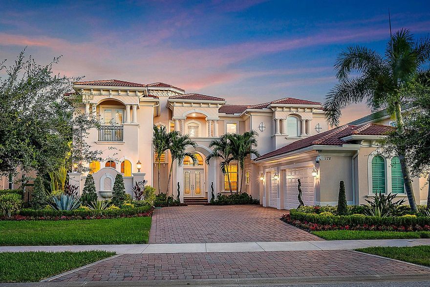 This is the most exceptional home ever offered in Jupiter Country Club - complete with a rare, grandfathered FULL GOLF membership held by these original owners! Impeccably maintained and designer-finished inside and out, this residence sits on the community's premier street with an oversized lot, ideal southern exposure, and a stunning outdoor area with sweeping views. Enjoy top-of-the-line Sub-Zero and Wolf appliances, natural gas, a whole-house generator, impact windows, and custom interior paintwork that took 18 months to complete. Sellers will consider selling furnished--just bring your clubs and step into the Florida lifestyle!