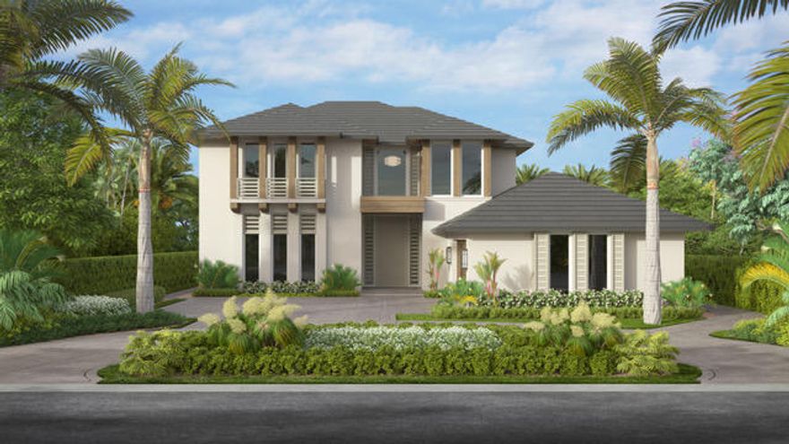 Unequaled wide waterway view on private Admirals Cove lagoon and waterways. Spring 2022 completion. A transitional masterpiece by premier builder Courchene Development. 4 bedrooms plus club room, open floor plan perfect for entertaining, finest of finishes throughout, large format porcelain and wood flooring, first and second-floor laundry rooms, elevator. Gourmet Thermador open kitchen, clearstory windows surround custom cabinets, walk-in pantry. Relax in master suite retreat, his and her walk-in closets freestanding tub, separate shower, and his and her toilets. Second floor with wood flooring throughout features a family gathering room with a 24X20 balcony, 3 bedrooms with ensuite baths. Enjoy the ultimate in indoor-outdoor living: indoor great room flooring continues to 23x20 loggia... contemporary gas fireplace, summer kitchen, roll down screens, vanishing edge pool, champagne edge spa. Steps away from a large sundeck with glass railings and a private dock for up to 50' boat. Quiet cul de sac location on a tree-lined street, close to clubhouse and front gate.

Required golf membership purchase conveys all the first class amenities of Admirals Cove including two spectacular clubhouses, 45 holes of golf, 5 restaurants, 58 slip marina with floating docks, Yacht Club, 11 har tru tennis courts, 5 pickleball courts, state of the art fitness and wellness, 21,000 sq ft brand new spa & salon, Covesters kids club and Platinum service