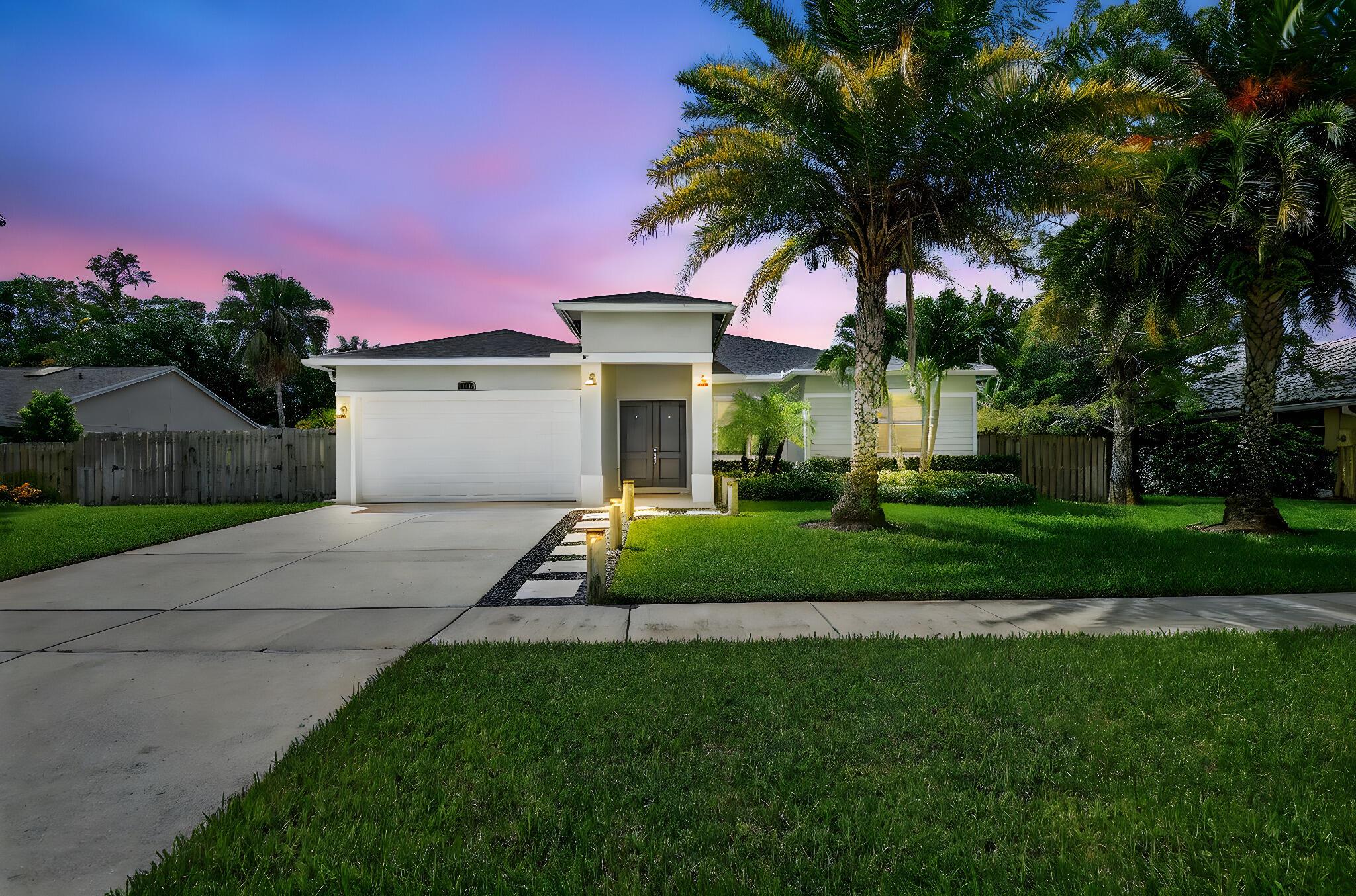 4BR/2BA LUXURIOUS POOL HOME FOR SEASON RENTAL. No HOA Pool Backyard oasis Fully Fenced Furnished and Turnkey No Carpet Split Bedrooms Newly built. Enjoy the Wellington equestrian or winter season in this beautifully built home featuring a brand new heated pool and spa with a motorized screened patio, tiki hut, and a fully fenced backyard perfect for pets. Located in the sought-after Greenview Shores I neighborhood. Within walking distance to the new Publix and just minutes to Wellington's equestrian venues, shopping, dining, and the Turnpike. Only 20 minutes to PBI Airport, West Palm Beach, and the beach. Don't miss this opportunity to make this stylish home and backyard oasis your seasonal retreat.