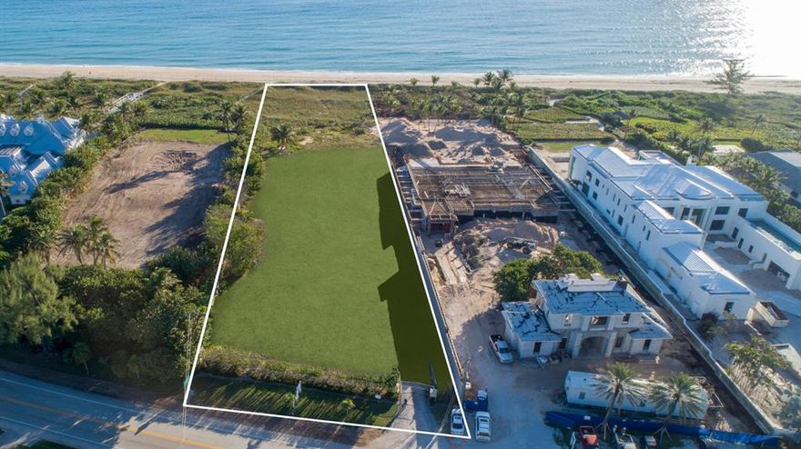 Delray Beach's Prestigious Estate Section between Atlantic Ave. and Linton Blvd., just south of the Seagate Beach Club. 120 Feet of pristine oceanfront and a total of 1.3 acres.  A rare combination of frontage and depth creating a truly magnificent oceanfront property.   The information herein is deemed reliable and subject to errors, omissions or changes without notice.  The information has been derived from architectural plans or county records. Buyer should verify all measurements DISCLAIMER: Information published or otherwise provided by Premier Estate Properties, Inc. and its representatives including but not limited to prices, measurements, square footages, lot sizes, calculations and statistics are deemed reliable but are not guaranteed and are subject to errors, omissions or changes without notice. All such information should be independently verified by any prospective purchaser or seller. Parties should perform their own due diligence to verify such information prior to a sale or listing. Premier Estate Properties, Inc. expressly disclaims any warranty or representation regarding such information. Prices published are either list price, sold price, and/or last asking price. Premier Estate Properties, Inc. participates in the Multiple Listing Service and IDX. The properties published as listed and sold are not necessarily exclusive to Premier Estate Properties, Inc. and may be listed or have sold with other members of the Multiple Listing Service. Transactions where Premier Estate Properties, Inc. represented both buyers and sellers are calculated as two sales. Premier Estate Properties, Inc.'s marketplace is all of the following: Vero Beach, Town of Orchid, Indian River Shores, Town of Palm Beach, West Palm Beach, Manalapan Beach, Point Manalapan, Hypoluxo Island, Ocean Ridge, Gulf Stream, Delray Beach, Highland Beach, Boca Raton, East Deerfield Beach, Hillsboro Beach, Hillsboro Shores, East Pompano Beach, Lighthouse Point, Sea Ranch Lakes and Fort Lauderdale. Cooperating Brokers are advised that in the event of a Buyer default, no commission will be paid to a cooperating Broker on the Deposits retained by the Seller. No commissions are paid to any cooperating broker until title passes or upon actual commencement of a lease. Some affiliations may not be applicable to certain geographic areas. If your property is currently listed with another broker, please disregard any solicitation for services. Copyright 2020 Premier Estate Properties, Inc. All Rights Reserved.