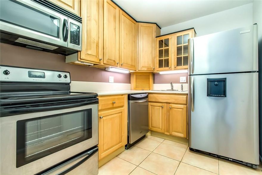 LOCATION!!! Spectacular 1 bdrm, 1 bath condo just steps frm Wilton Drive! Boasting an open floor plan, this spacious unit in Manor Grove I features an updated galley kitchen with/stainless steel appliances. Laundry room only steps from unit, this home awaits your finishing touches. Well-maintained community situated alongside the South Fork of the Middle River w/newly refurbished club room & private pool. Walking distance to shops & Wilton Drive. INVESTORS!!! OK to lease 1st year!! Great starter home!