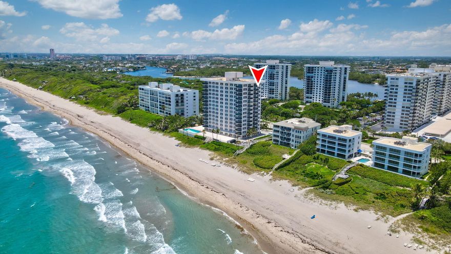 DAZZLING VIEWS OF THE OCEAN, INTRACOASTAL AND CITY FROM THIS  UPDATED 2 BEDROOM LOWER PENTHOUSE RESIDENCE IN OCEAN REEF TOWERS. AMAZING VIEWS BOTH DAY AND NIGHT WITH SPACIOUS ROOMS THAT FLOW OUT TO 2 LARGE BALCONIES. OCEAN REEF TOWERS IS AN EXCLUSIVE BOUTIQUE OCEANFRONT BUILDING WITH CLEAN CONTEMPORARY LINES, IMPACT WINDOWS, GLASS RAILED BALCONIES AND BEAUTIFUL LOBBY, CLUB ROOM, FITNESS CENTER, OCEAN FRONT POOL AND DIRECT ACCESS TO MILES OF SANDY BEACHES. BEAUTIFULLY UPDATED WITH OPEN KITCHEN AND GREAT ROOM, SPECTACULAR MASTER SUITE AND ONE ADDITIONAL SPACIOUS GUEST BEDROOM. FILLED WITH CUSTOM FEATURES AND LUXURY DETAILS YOU CAN MOVE RIGHT IN AND HAVE INSTANT OCEAN FRONT ENJOYMENT WITH BREATHTAKING VIEWS!  IDEALLY LOCATED, THIS PROPERTY OFFERS EXCEPTIONAL PROXIMITY TO RED REEF GOLF COURSE, GUMBO LIMBO NATURE PRESERVE, SPANISH RIVER PARK,  AND THE RENOWNED BOCA RATON RESORT. CLOSE TO PREMIER COUNTRY CLUBS, MARINAS, RESIDENTS ENJOY ACCESS TO WORLD - CLASS GOLF AND BOATING. THE BOCA RATON EXECUTIVE AIRPORT IS JUST 4MI AWAY, WHILE BOTH PALM BEACH AND FORT LAUDERDALE AIRPORTS ARE LOCATED  APPROXIMATELY 30 MIN AWAY.