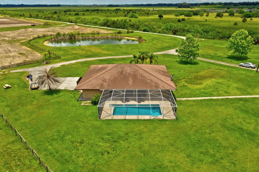 UNIQUE PROPERTY IN FORT PIERCE, FL. CURRENTLY BEING USED AS A MOTOCROSS AIRBNB, ZONED AG-5, RESIDENTIAL, BRING ALL YOUR TOYS AND FARM ANIMALS ! 31.5 ACRES. 4-BED / 3-BATH / 1-CAR GARAGE / HEATED POOL HOME, ADDTL. GARAGE IN BACK TO STORE THE TOYS ! MANY UPGRADES TO THE PROPERTY. **DO NOT ENTER PROPERTY WITHOUT OWNER / AGENT, TENANT OCCUPIED, CHECK DOCUMENTS FOR ADDTL. INFO.