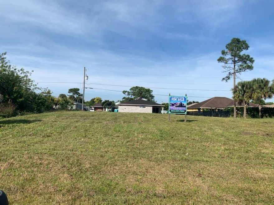 Vacant lot builder ready just submit plans. This lot is cleared, filled, has a current suvey, approved siteplan at PSL, and a full set of signed and sealed 2017 Florida Building Code plans (ready for Buyer to submit to Bldg Dept). Close to highways, schools and shopping at Tradition. One of two builder ready lots.
Floor plans included in documents