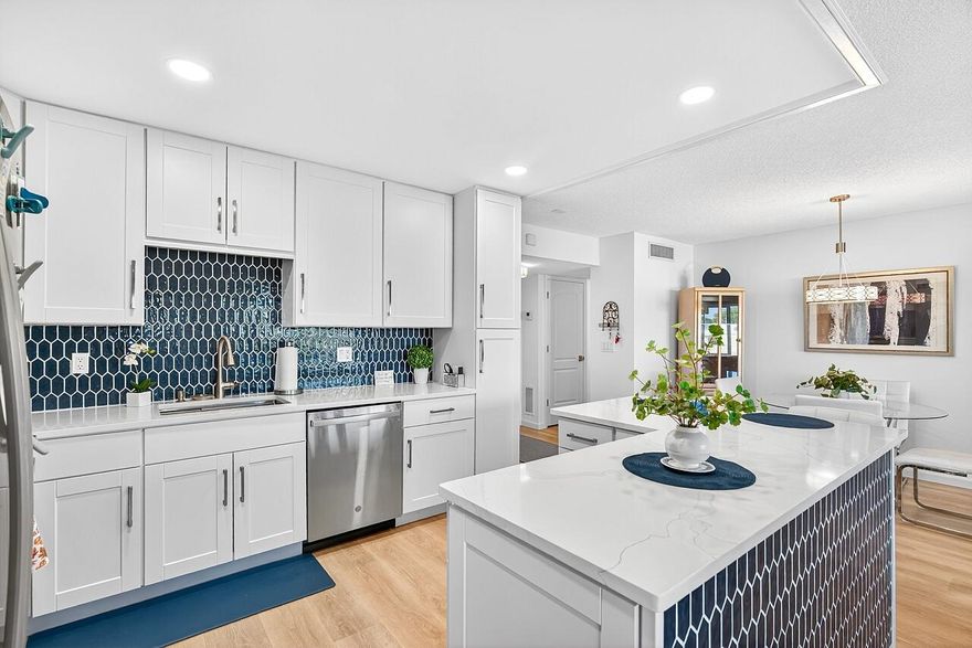 Experience coastal living at its finest in this impeccably renovated 2 Bed, 2 Bath condo, perfectly positioned across from the St. Lucie River in Stuart.  The open floorplan is enhanced with quartz countertops, stainless steel appliances, tile backsplash PLUS a brand-new roof with assessments PAID IN FULL! This pet friendly condo is filled with amenities to appease any guest with its pools, clubhouse, game room, tennis courts, fitness facility, dog park and more. There is even a dock to enjoy fishing and relaxing. A lively 55+ community that is steps from the Sailfish Sands Municipal Golf Course. Tenant occupied through June of 2026, offering a ready-made investment with strong demand in a highly sought after area.