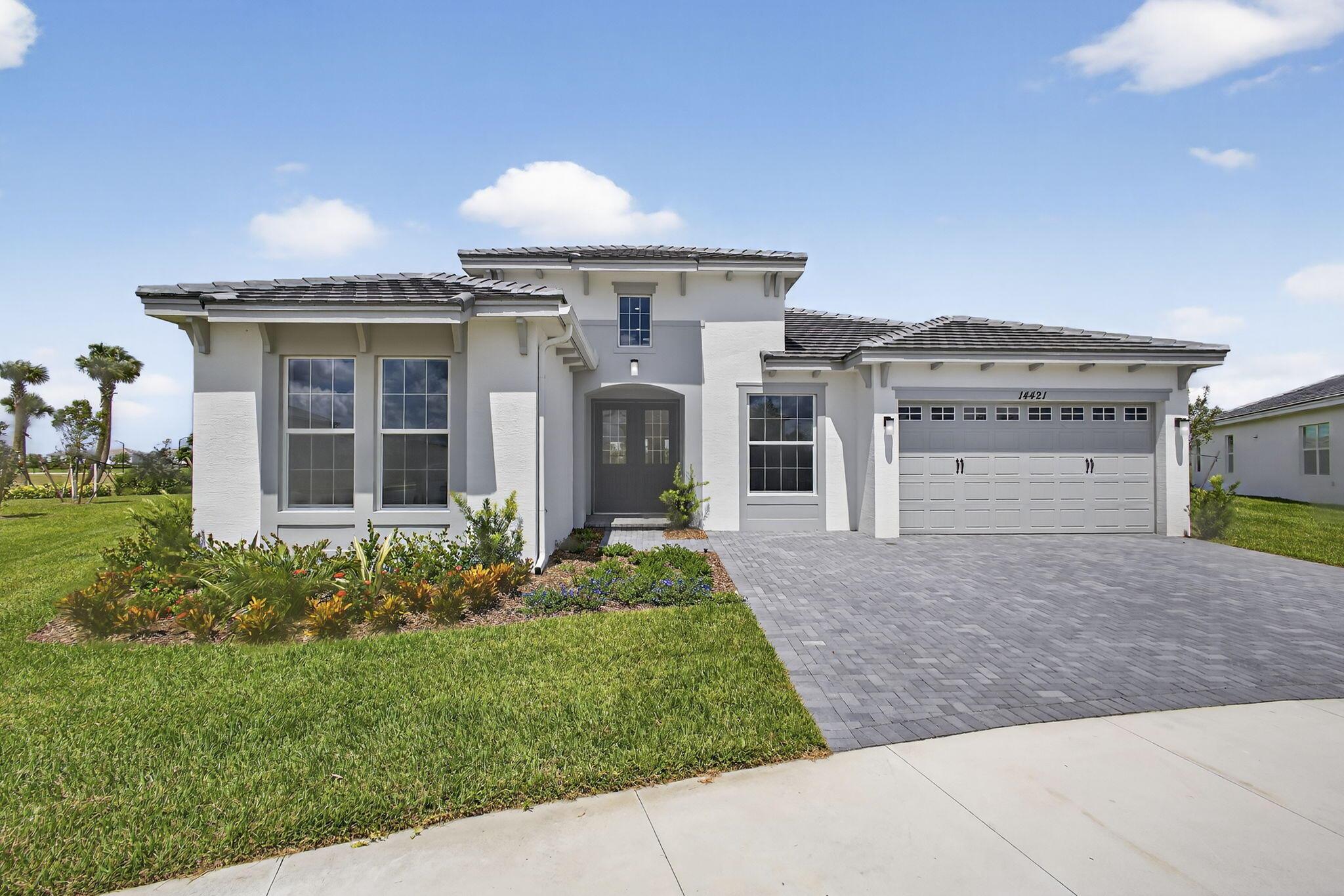 Beautiful 1-story 5 Bedrooms + Hobby Room / 4 Baths / 2-Car Garage home is situated on private oversized cul-de-sac homesite. Home features impact windows & doors, fully upgraded gourmet kitchen with white shaker cabinets, with stacked upper cabinets to the ceiling and quartz countertops. Plus laminate floors at main areas & more