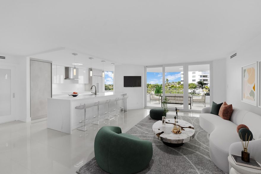 Experience the epitome of coastal sophistication in this stunning beachfront residence, where sweeping ocean views and lush Japanese gardens create a serene sanctuary. Designed for refined living and effortless entertaining, this home showcases an expansive terrace, open kitchen with sleek custom cabinetry, premium appliances, elegant porcelain flooring throughout, and a split-bedroom layout. Indulge in five-star amenities including a grand contemporary lobby, elegant social lounge, state-of-the-art fitness center, two tennis courts, pickleball, and complimentary beach chair and umbrella service. Perfectly positioned near Boca Raton's finest dining, shopping, and cultural destinations—where luxury meets lifestyle.