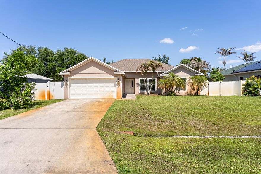 Step into this charming 3-bedroom, 2-bath, 2-car garage home, built in 2016 and ideally located with quick access to both I95 and the Turnpike. This wellmaintained property features a newly installed fence and a recently updated A/C system (late 2025), offering peace of mind and added value. Beautiful woodlook flooring flows throughout the home, making upkeep effortless and giving the space a warm, modern feel. Come see it for yourself and fall in love today.