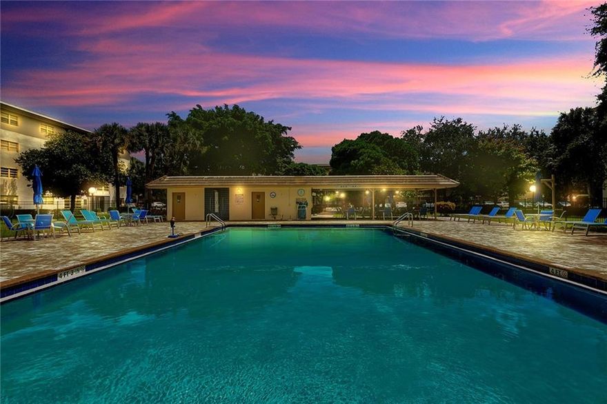 The best deal for this Luxury Model with fountain and green views.  Move right in or renovate to the recent $350,000 closed sales.  Washer and Dryer in unit!!  GE Electric panel; AC 2015; and water tank 2011.  Building 40 certification is complete with no work required!! Building elevator was just updated.  2022 Budget and Reserve Schedule in supplements.  Wynmoor has resort style amenities including pickleball, theatre/movies, shuttle service, restaurant, pools, tennis, golf, dancing, entertainment, classes and clubs, and 24 hour security.  Pool is across from building.  1 assigned parking spot in front of building and guest and golf cart parking are also available.  Call now to set an appointment.