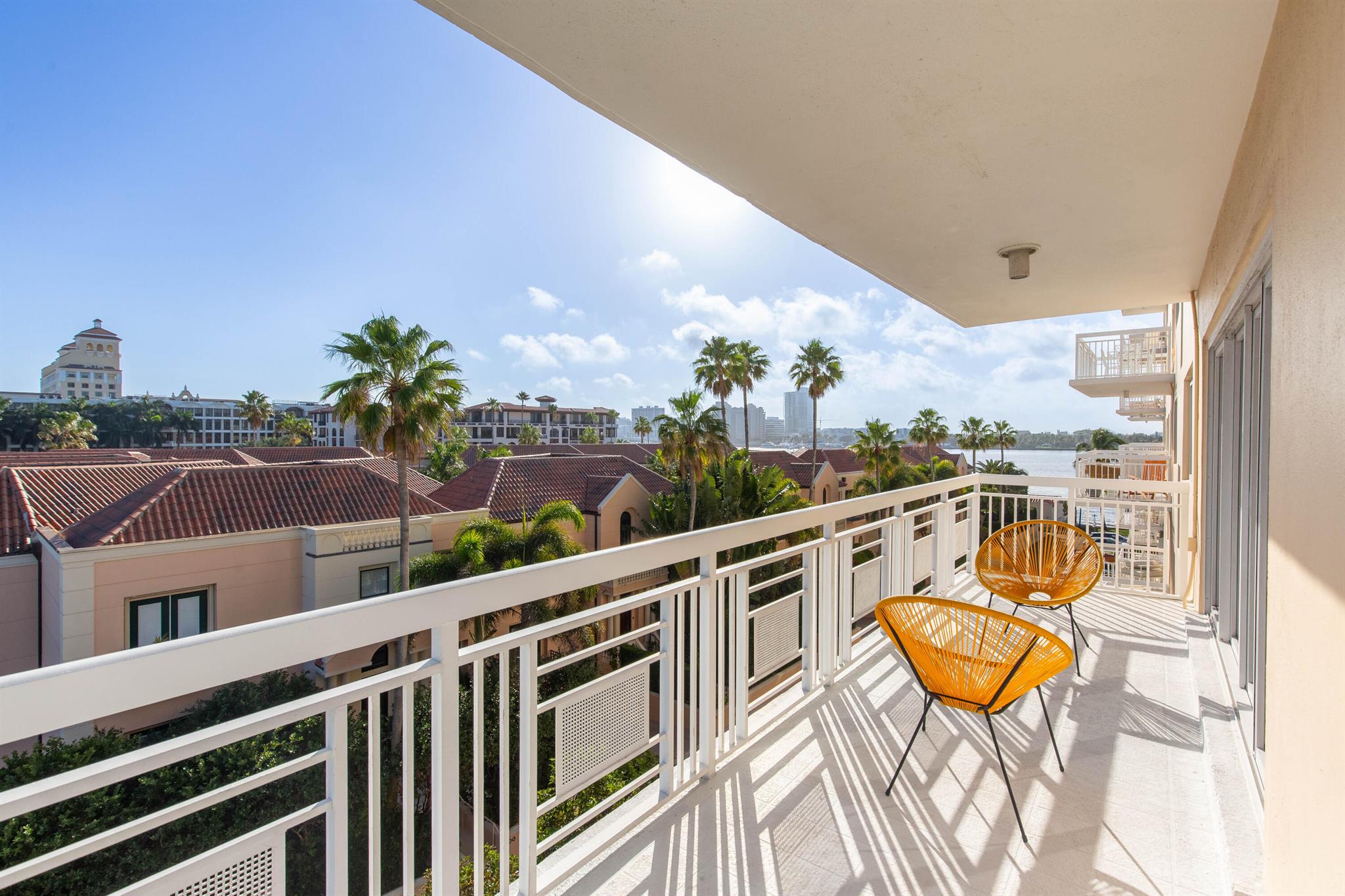 Jewel Box Perfection! This fully renovated 5th-floor Palm Beach condo showcases herringbone wood floors, a sleek white lacquer kitchen with high-end appliances, and a spacious sun-filled bedroom with a reimagined walk-in closet. Enjoy sweeping views from the wraparound balcony, plus impact windows and doors for safety and quiet. The building offers 24-hour doorman, onsite manager, heated pool, parking, storage, and pet-friendly living with leasing flexibility. Ideally located steps from the beach and directly on the Intracoastal Lake Trail, this residence captures the best of the Palm Beach lifestyle.