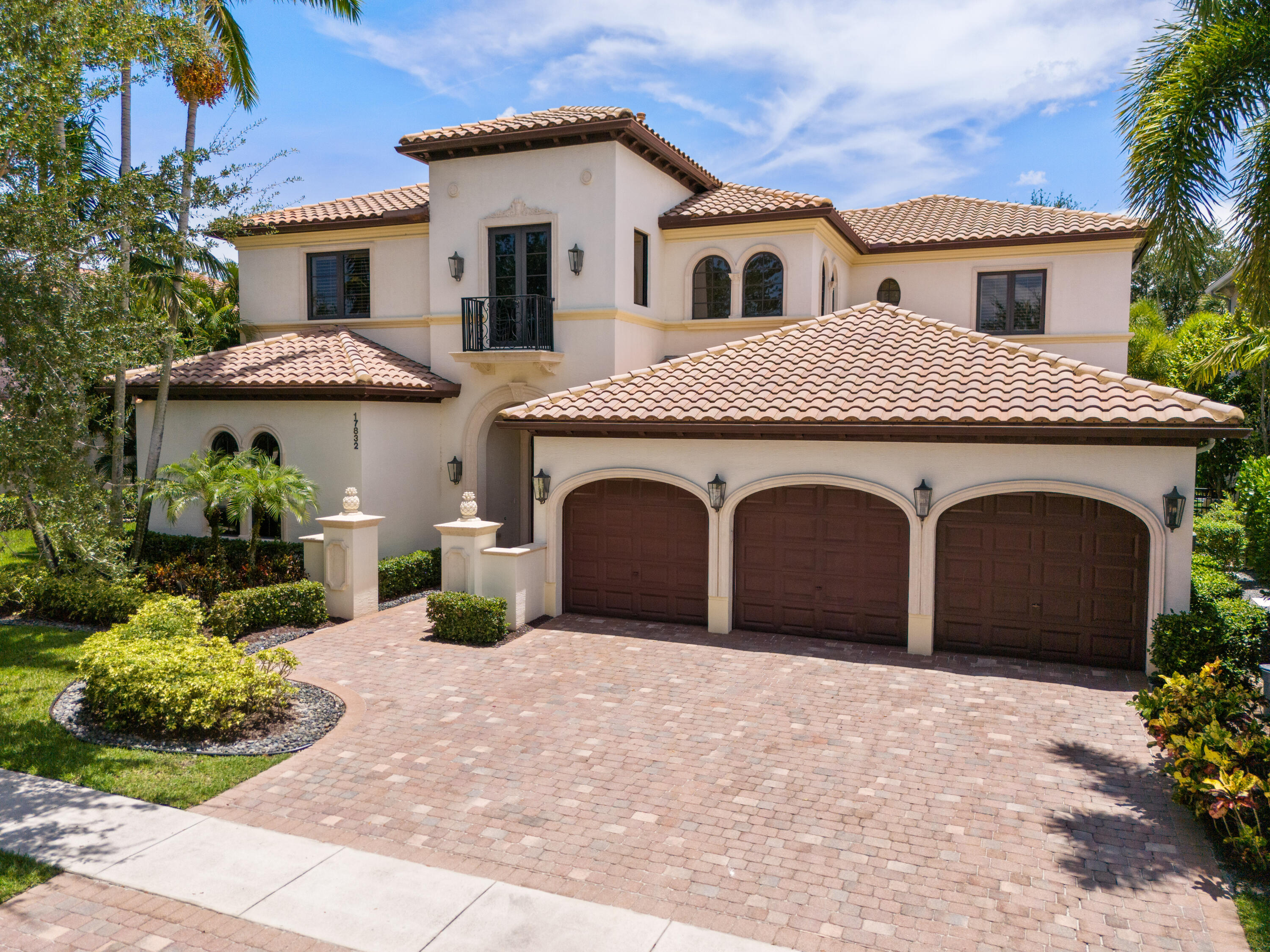 Welcome to your dream home in the prestigious gated community The Oaks where resort style amenities are yours with no mandatory country club fees. This sophisticated, stunning home offers 5 bedrooms, 5 full baths & 2 half baths. The home features high ceilings, an open & spacious layout, & elegant details throughout. Entertain in the formal living room, dining room & custom bar area or in the bonus game room & private movie theater. Enjoy a gourmet chef's kitchen equipped w Sub-Zero & Wolf appliances. Additional highlights include IMPACT GLASS, a new hot water heater, new dishwasher, washer & dryer. Experience your own private paradise with heated pool & spa, summer kitchen & basketball court. Residents will enjoy a newly renovated clubhouse, fitness center, Spa, Restaurant & tennis courts