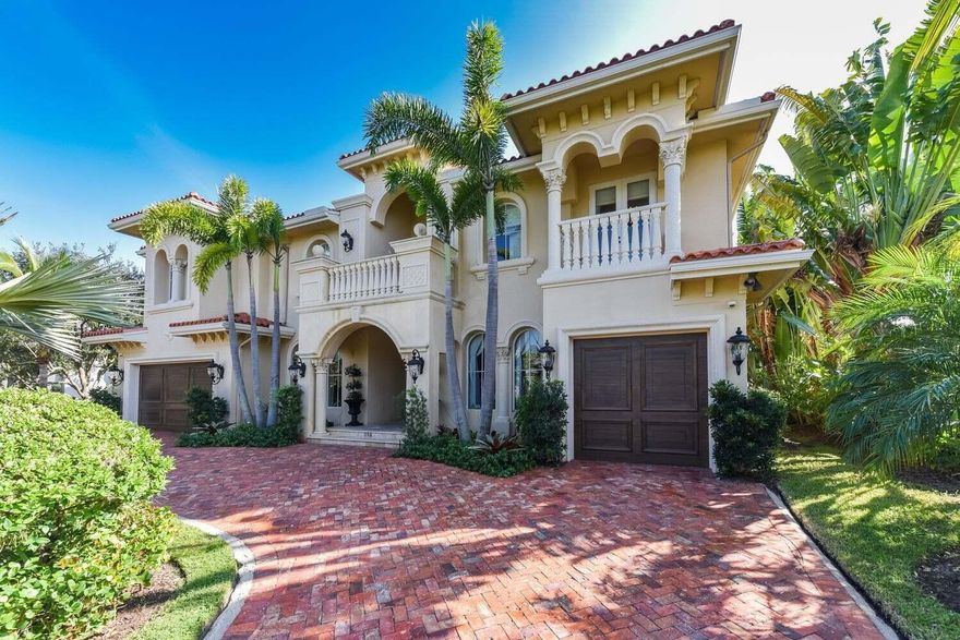 For the most discerning buyer, a Mediterranean masterpiece just blocks from Mizner Park!