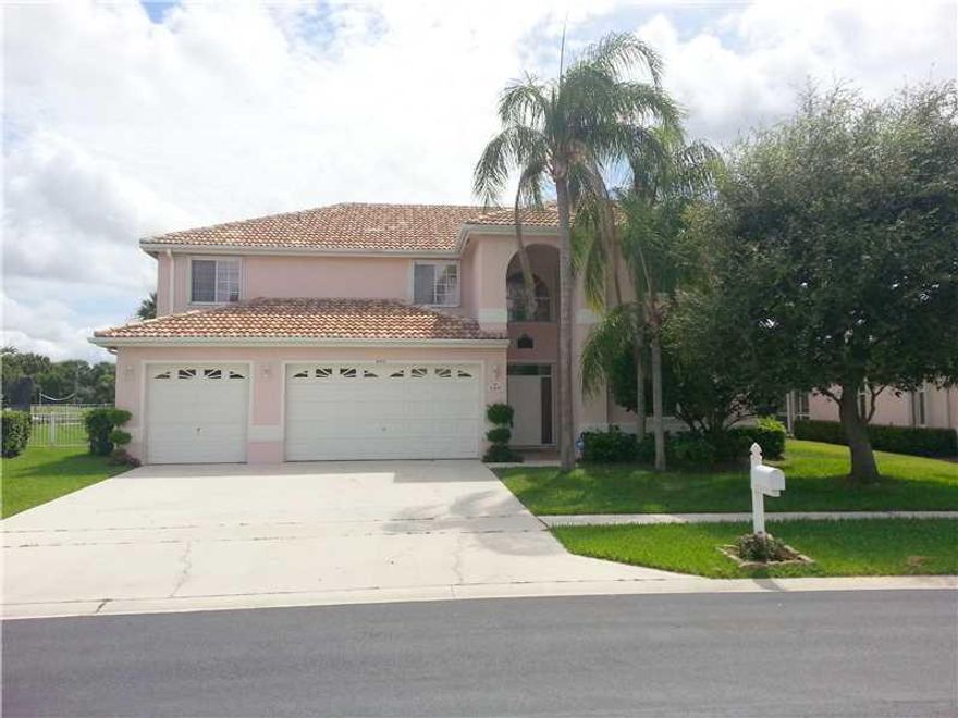 A great deal awaits.  Comps support much higher ($440k) Needs minor cosmetics but in great condition. A/C, pool pump and salt system in 2015, hurricane protection(impact, accordian or panels)TRIPLE SPLIT. Two master bedrooms-full guest suite downstairs. M odern kitchen wood cabinetry & granite counters. high quality flooring throughout SQFT is estimated. Largest model in subdivision? EXCLUDE refr in garage