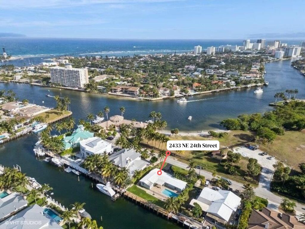 Photo of 2433 NE 24th Street, Lighthouse Point, FL 33064 (MLS # B26026976)
