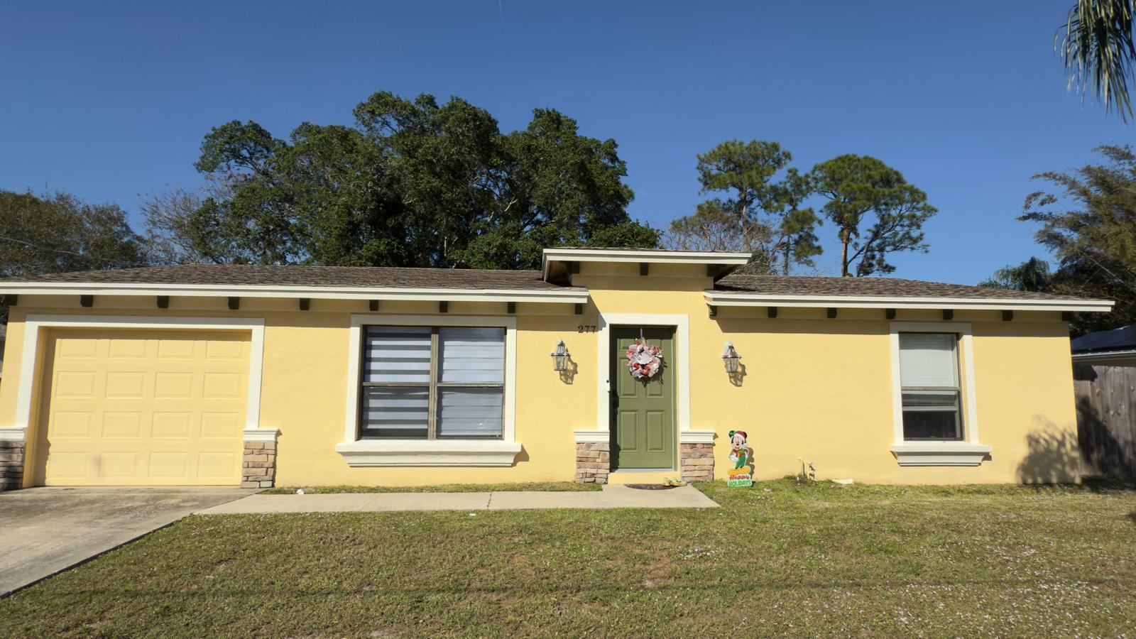Step into this stunning 2 bedroom, 2 bathroom, 1 car garage renovated rental home. This property is FULLY renovated, featuring an open-concept kitchen and a charming covered porch, perfect for relaxation and outdoor enjoyment Located in the tranquil city of Port Saint Lucie.