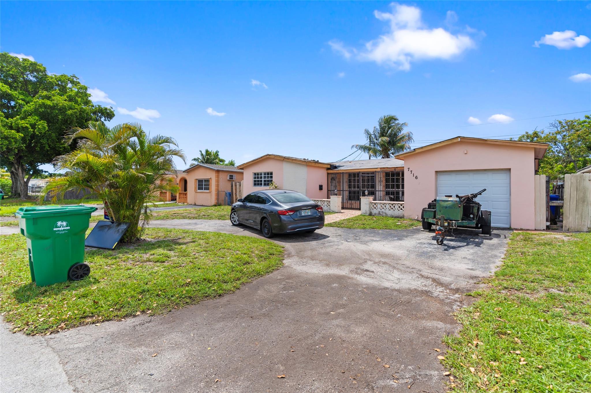 Great opportunity to own a single-family home with a private pool in desirable Miramar! This property offers plenty of potential to personalize and make it your dream home. Spacious yard with a pool, perfect for relaxing or entertaining. BRAND NEW ROOF is being installed right now. Convenient location close to schools, shopping, dining, and major highways. With a little TLC, this home can truly shine!