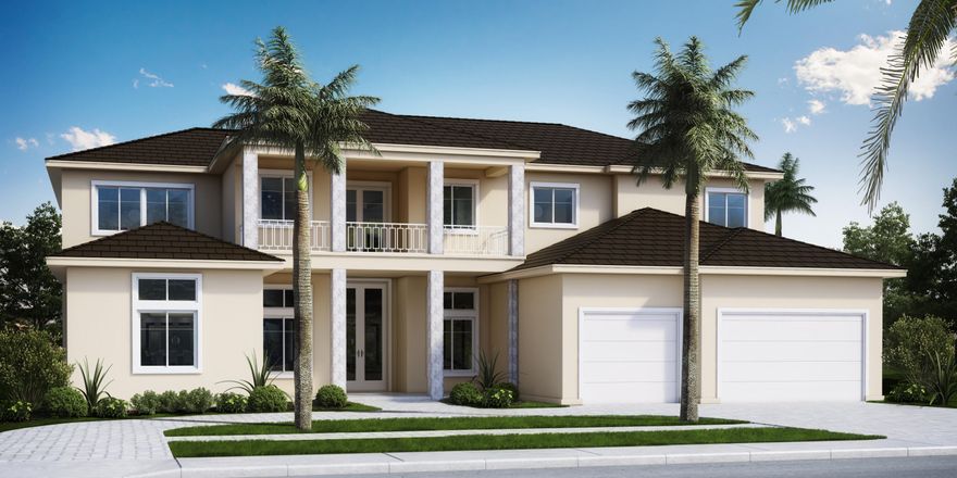 Contemporary designed New Construction estate with lake and golf course views to be competed in the Fall of 2017. Quality craftsmanship and attention to detail. Featuring 5 bedrooms and 4.1 baths, gourmet kitchen, large breakfast area, office, formal living and dining rooms, large family room, elevator, loft /game room, home theater, large full bar, wine room, full house generator, hurricane resistant windows, Smart house and outdoor kitchen. The information herein is deemed reliable and subject to errors, omissions and changes without notice. All measurements are approximate.