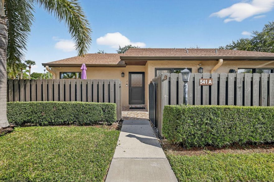 This Gem Is Waiting For You!Unlike Any Villa In The Community!Completely Renovated Down To The Studs With High-Quality Materials Throughout! Featuring Hurricane-Impact Windows And Sliding Doors, Granite Countertops In Both The Kitchen And The  Bathrooms  With Modern Finishes That Shine! Perfectly located just A Hop, Skip And Jump From The Community Pool And Clubhouse! Everything You Need Is Right At Your Door Step!