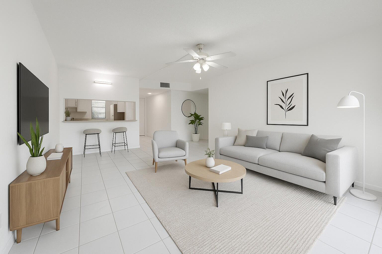 Rarely available 3BR/2BA corner unit on the 1st floor with full tile flooring throughout--no carpet, no drama. Spacious layout, two updated bathrooms, screened-in patio with peaceful canal views, plus a private backyard area perfect for relaxing or entertaining. Full-size washer & dryer inside the unit. Located in an A-rated school district in Coral Springs, close to shops, dining, and parks. 3x monthly rent to move in. One tenant must have a 650+ credit score. Fast approval and ready for move-in! Great space, Great location -- act fast becuase it wont last!!