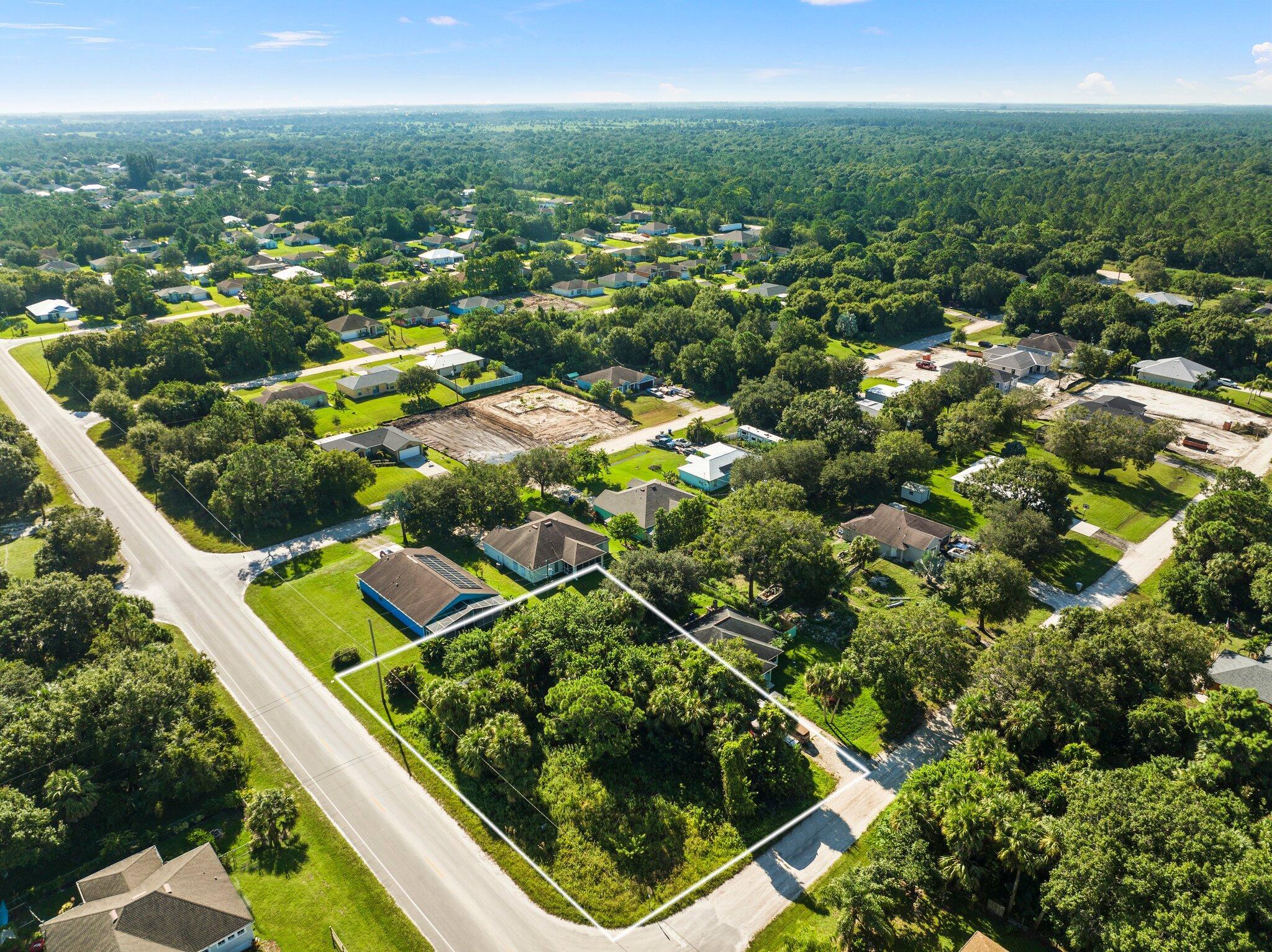 Entertaining ALL Offers, ONLY Corner Lot available! Motivated Seller, Priced to SELL! Discover the Perfect opportunity to Build your Dream Home! This Beautiful .24-acre Corner Lot is situated in a quiet, well maintained and manicured, low traffic neighborhood, in Vero Lake Estates! This Property is partially cleared and offers so much potential to fit your Lifestyle! Paved Road and NO HOA. Just minutes from I95, Local Beaches, Boat ramps, Shops, Restaurants and more. Come see all this Lot has to Offer today!