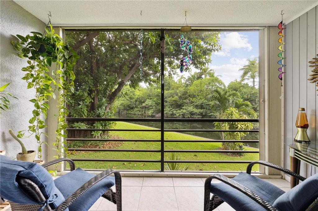 Welcome to Royal Park, the Hidden gem in Oakland Park. Location, location, location. This unit is in one the of most desirable buildings in the complex. Views of John Easterlin Park as soon as you enter the front door. Enjoy sitting on the balcony that also overlooks one of 3 pools in the complex and a gorgeous Banyon tree that provides a lot of shade with canal and park views. Unit features custom mirrors in living room. 18' diagonal tiles. Updated kitchen with granite counters and stainless appliances. newer tinted impact windows and sliders plus shutters on balcony and primary bedroom for extra protection. Parking spot convenient to unit. Car wash
There are three parks nearby including a dog park. Pet friendly complex that allows 2 pets with no weight restriction.