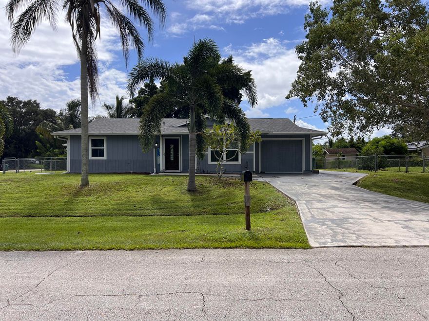 Rent this corner Lot home featuring four bedrooms two baths, vaulted ceiling living room and a fully fenced yard, providing a safe space for pets. The large detached Oversized Garage/shop has its own separate entrance and Driveway. Perfect to be used for storage or side projects. This home is just minutes from shops, dinging and schools. With easy access to the Turnpike and Crosstown parkways this property is perfect for commuters.