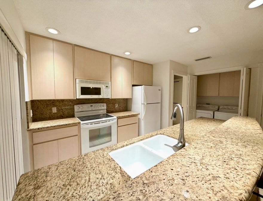 Turnkey 2BR/2BA Rental Villa in Palm Beach Gardens - Sun Terrace
Move-in ready 2-bedroom, 2-bathroom rental villa with 1,152 sqft of light-filled living space. Roommate-style bedrooms each feature private patios for added privacy. Home includes screened-in lanai, in-home washer & dryer, accordion shutters, and low-maintenance living with HOA-covered lawn care. Access to a community swimming pool. Just minutes from PGA Boulevard, The Gardens Mall, beaches, shopping, dining, Palm Beach International Airport, and PGA National Resort & Spa. Utilities not included. Perfect for renters seeking a turnkey Florida rental in a desirable Palm Beach County community.