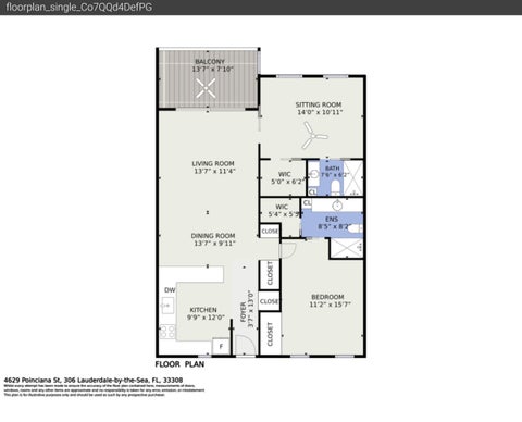 Tiny photo for 4629 POINCIANA Street #306, Lauderdale By The Sea, FL 33308 (MLS # B26085135)