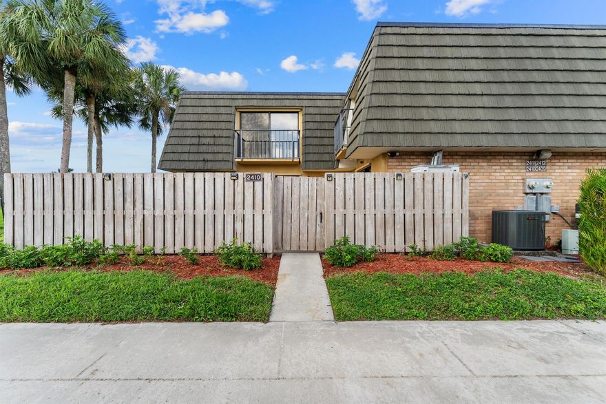 Beautiful corner lakefront townhome in the sought-after Sandalwood Lakes community! This 2BR/2.5BA home offers peaceful water views, a covered patio, walk-in closet, full panel shutters, and 2+ parking spaces. Internet, cable, and water are included for added convenience. Enjoy resort-style amenities including a pool, pickleball, tennis, playground, fitness trail, and more. Ideally located near I-95, shopping, dining, beaches, and Downtown West Palm Beach, offering both convenience and a vibrant lifestyle!