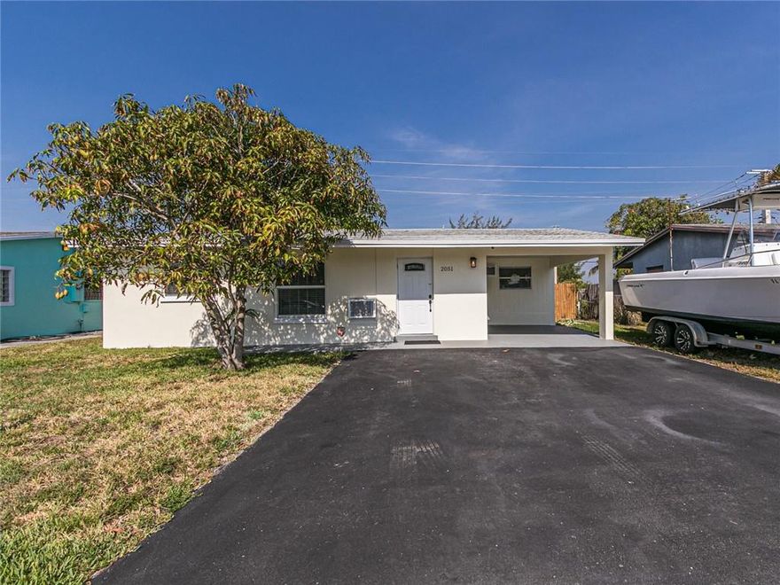 The starter home you have been waiting for! Recently remodeled & very well kept, this spacious 3/2 home is located in the heart of Pompano close to shops, entertainment & the ocean. There is NO HOA & plenty of room for your boat, RV or a pool in large, your privately fenced backyard. Nice size shed for storage. Fresh paint, new washer/dryer, newer roof, tankless water heater & stainless steel appliances. Easy access to 95 & the turnpike. Bring your highest & best offer, FHA & VA welcome, this will not last!