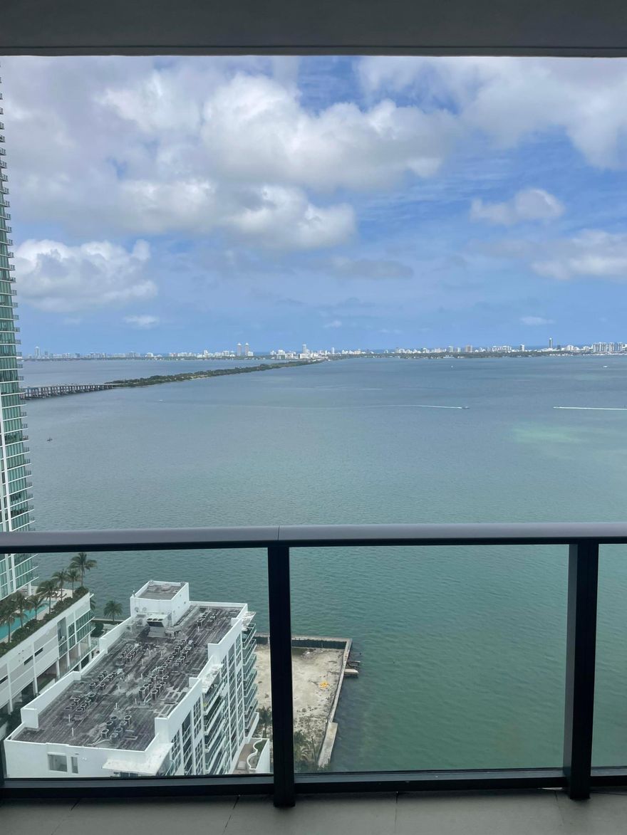 Amazing best location 1-Bedroom, 1 1/2 Bathroom Condo in Edgewater.  High Floor with breathtaking views of Biscayne Bay and the Miami Beach Skyline.  Private elevator opens directly into the condo, ensuring exclusivity and privacy.  Icon Bay building offers 5-star amenities, fully equipped gym, bayfront pool, tennis court, valet parking, dog park and more!  The master bedroom boasts an en-suite bathroom, designed with precision and equipped with upscale fixtures. Upgraded top of the line appliances.  Recently painted.  Unit is like new always kept in pristine conditions by owner.  Rented furnished at an additional monthly cost.