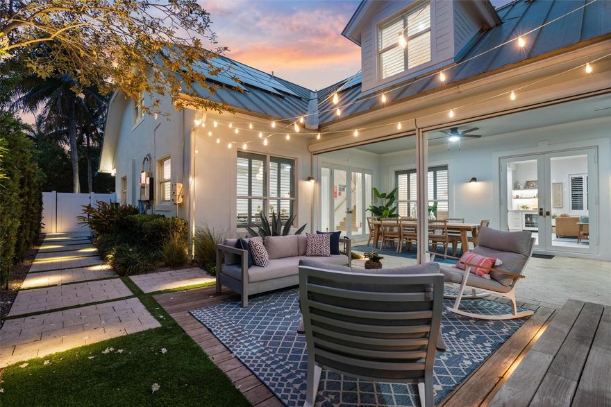 NESTLED ON A QUIET STREET IN THE HIGHLY DESIRED NEIGHBORHOOD OF VICTORIA PARK, THIS ONE OF A KIND 2 STORY CUSTOM HOME COMBINES COASTAL CHARM WITH TRANSITIONAL ELEGANCE! MINUTES FROM DOWNTOWN FORT LAUDERDALE AND FRESHLY PREPARED FOR MARKET, THIS SPECIAL PROPERTY FEATURES AN OPEN FLOOR PLAN WHICH EFFORTLESSLY CONNECTS THE RECENTLY RENOVATED INTERIOR WITH SPECTACULAR OUTDOOR LIVING MAKING THIS A VERY PRIVATE AND SECLUDED ENTERTAINING OASIS FOR ALL* BRAND NEW CUSTOM KITCHEN W/HUGE CENTER ISLAND, HI END APPLIANCES AND QUARTZ COUNTERTOPS* PORCELAIN AND WOOD FLOORS* PRIMARY SUITE + 2 LARGE EN SUITE BEDROOMS ON 2ND LEVEL* 1ST FLOOR DEN/ENSUITE + A DETACHED GUEST HOUSE W FULL BATH* IMPACT GLASS* HEATED POOL/SPA WITH SUMMER KITCHEN AND BAR * METAL ROOF W SOLAR* 2 CAR GARAGE*MUST SEE TO BELIEVE!!