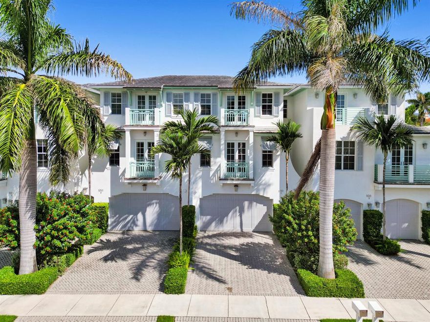 Stunningly designed and decorated 3 BA/3.5 BR townhouse in sought after East Delray Beach. Only one block from the beach and  popular Atlantic Ave, where a variety of restaurants, shops and nightlife can be enjoyed. This gorgeous property impresses with Thermadore appliances, impact windows, a perfectly finished 2 car garage and an elevator. All bedrooms have private bathrooms throughout and ample closet space. The third floor offers an additional club room and wet bar as well as a third en-suite bedroom. The outdoor area delights on the ground floor with a private splash-pool and space for a bbq. Enjoy tranquil sunsets and refreshing ocean breezes on the spacious and relaxing rooftop terrace. The home is being offered fully furnished with only the finest pieces and decor.