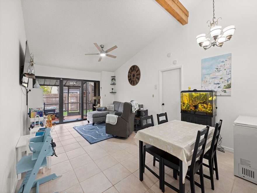 Welcome to this beautifully remodeled  corner unit 3-bedroom, 2-bathroom residence in desirable Pembroke Pines. This home features a bright, open floor plan with spacious living areas and abundant natural light, ideal for both everyday living and entertaining. The kitchen offers ample cabinetry and flows seamlessly into the dining area. Recent upgrades include a newer roof (approximately 5 years old) and impact windows/doors for added value and peace of mind. Enjoy generously sized bedrooms and well-appointed bathrooms throughout. The large private backyard provides excellent space for outdoor enjoyment. Low monthly HOA. Conveniently located near top-rated schools, parks, walking distance from Pembroke Lakes Mall, and  close to major highways.