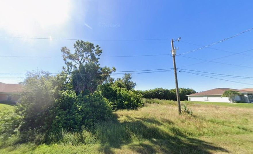 Build your dream home on this prime vacant lot in Cape Coral! Located in a desirable neighborhood, this residential parcel offers plenty of space and flexibility for your ideal home design. The property is conveniently situated near shopping, dining, and schools, providing both accessibility and a peaceful community atmosphere. Take advantage of Cape Coral's beautiful weather and coastal lifestyle. Don't miss this opportunity to secure a lot in one of Southwest Florida's fastest-growing areas!