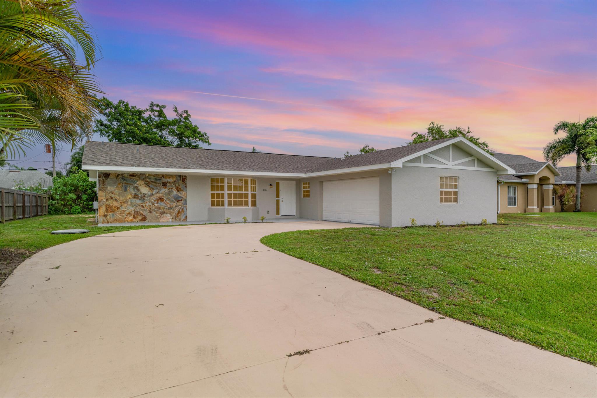 Welcome to this inviting 3-bedroom, 2-bath home in Port Saint Lucie's sought-after Palm Trails neighborhood. Built in 1982 and spanning 1,615 sqft, the interior showcases modern finishes, abundant natural light, and generous storage in the kitchen and closets. Enjoy seamless indoor-outdoor living with a spacious yard ideal for gardening or hosting. This pet-friendly residence welcomes both dogs and cats (fees apply). Just minutes to Oak Hammock Plaza, Harmony Shoppes, and Lily Davis Plaza for everyday needs, and a short drive to natural escapes like Oxbow Eco‑Center, Savannas Preserve, and Heathcote Gardens. Families will appreciate proximity to Northport K‑8 and St. Lucie West Centennial High School, while healthcare options include St. Lucie Medical Center nearby.