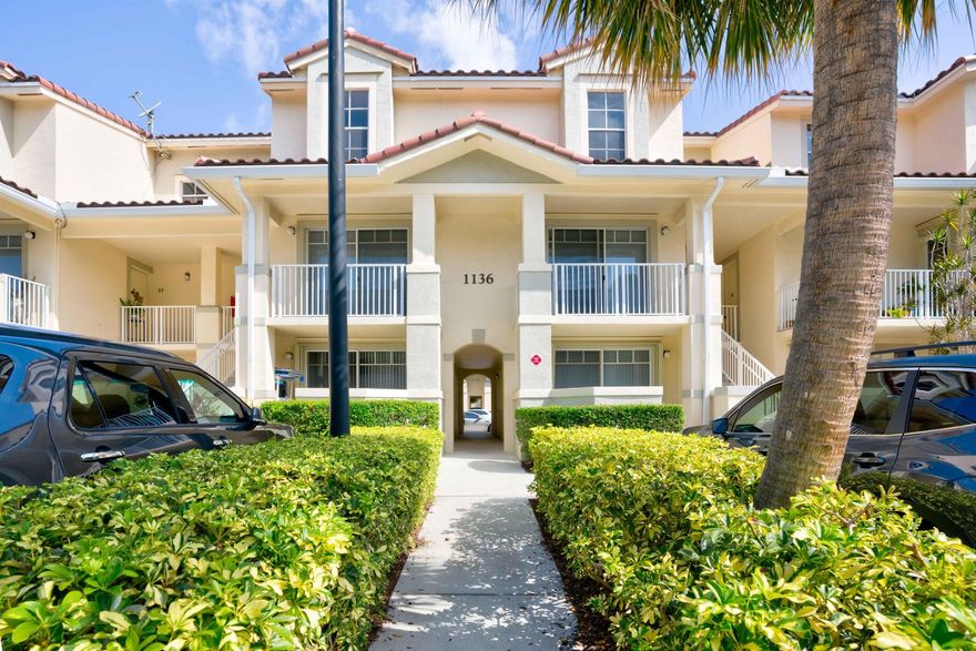 Experience the best of Florida living in this beautifully maintained first-floor condo in the heart of Abacoa, Jupiter. This bright, open home features sleek tile flooring throughout and an airy layout filled with natural light.