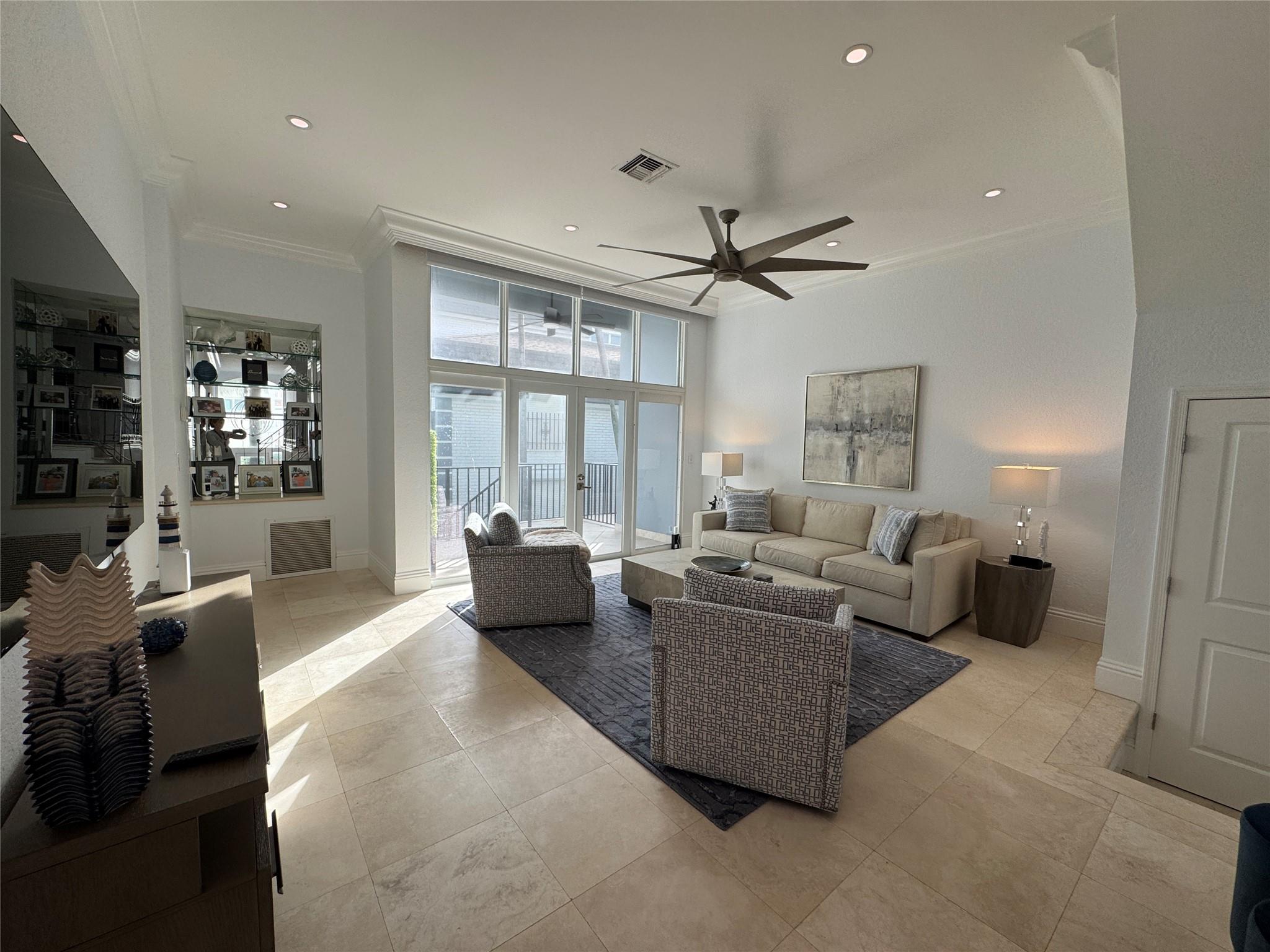 SUMMER PROMO: 1ST MONTH FREE (W/ THE 11 FOLLOWING MONTHS PAID AT $6525 COMING TO AN ANNUAL AVERAGE RENTAL OF ONLY $5980 /MONTH) Experience this impressively furnished oceanfront tri-level 3/3.5 townhome w/1 car garage. Recently updated, this open concept interior is wrapped in neutral grays & whites w/navy accents. SS appliances, wine fridge, walk-in closets w/built-ins, hi-security alarm system, 2 master suites w/ en-suite bathrooms complete w/a luxurious Toto bidet capped toilet. Impact-resistant windows&doors, remote window treatments add style & convenience. Relax on patio or balcony w/ pool views complemented by the sights, sounds and smells of ocean frontage. NOTE:LANDLORD WILL CONSIDER A 7 MONTH RENTAL (Minimum) AT A 10% PREMIUM. A FULL PREPAYMENT OFFERS A 10% ADDITIONAL DISCOUNT.