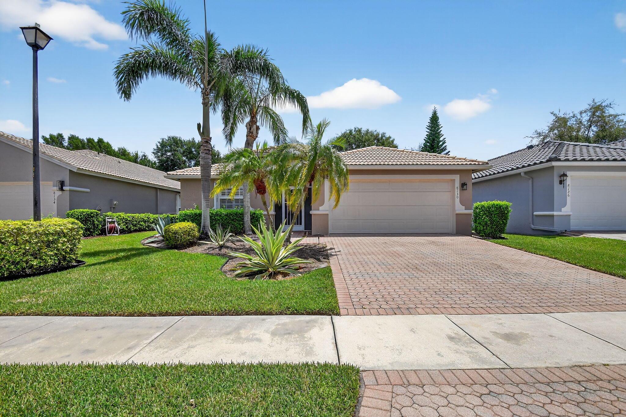 Welcome to this beautifully updated 1-story home in the ACTIVE 55+ community of Venetian Isles. Features include vaulted ceilings and wood-look ceramic tile throughout. The eat-in kitchen offers quartz countertops, upgraded cabinetry, stainless steel appliances, breakfast bar, and built-in coffee station. Spacious primary suite with two walk-in closets, built-in vanity, and updated bath. 3rd bedroom currently used as an office and a private screened patio. Enjoy resort-style living every day at the newly renovated Venetian Isles clubhouse, designed to elevate your lifestyle with top-tier amenities and vibrant community energy. Enjoy the best of resort-style living at the newly renovated Venetian Isles clubhouse, thoughtfully designed for today's active 55+ lifestyle.