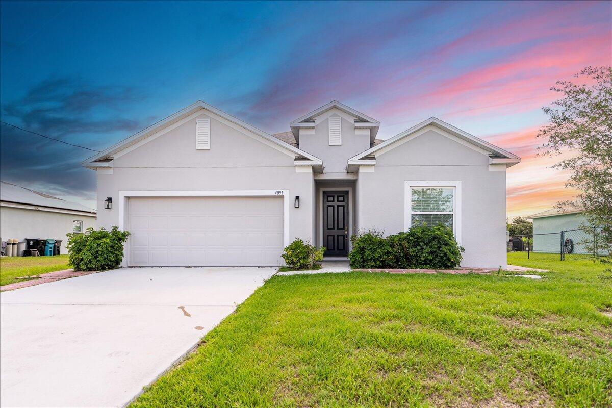 Great opportunity own a 2021 Maronda ''Miramar'' Floor plan with many upgrades! This home sits in an amazing neighborhood between Gatlin and Becker with a canal in the back. Come take a look at this spacious open concept with 4 bedrooms, 3 baths and an ensuite. Wood plank tile in the main living areas and high baseboards. The kitchen island and large living room, really allow you to take advantage of the space and breaks up your dining and living areas. With a 4 car driveway and 2 car garage, this house provides ample space for your toys without any HOA restrictions. All Samsung appliances, AC, water heater and roof are less than 4 years old. Why wait for the builder when you can get into this gem today.