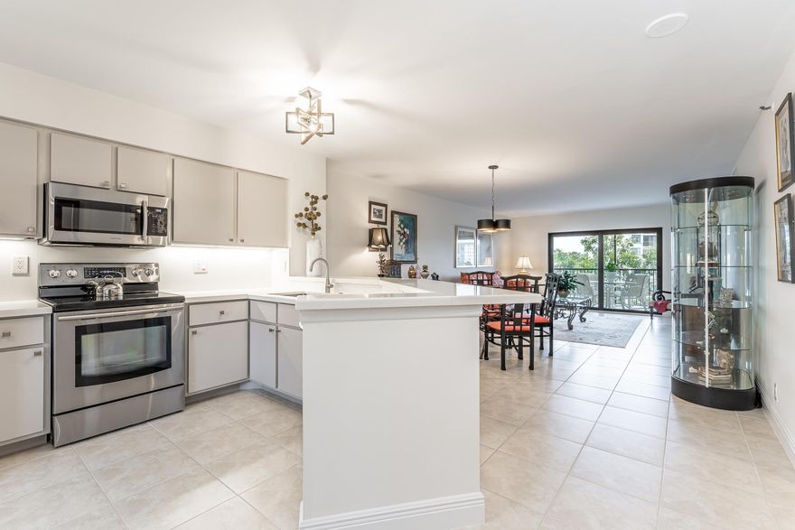 Simply the Best! Sunny, Sparkling & Stunningly Redone Fountain/Lakefront Condo on Prestigious Cypress Island. Spacious "Islander" Floorplan, Upgraded Top-to-Bottom: Contemporary Ceramic Tile in Living Areas & Luxury Vinyl Plank in Bedrooms. Impact Windows & Sliders. Open-Design Kitchen w/Quartz Counters & Stainless Steel Samsung Appliances. New Light Fixtures; Fresh Neutral Paint; Smooth Ceilings (No Popcorn). Updated Baths: Master Bath-Step-In Shower w/Frameless Glass Doors; Guest Bath-Tub. Whirlpool Washer/Dryer in Walk-In Utility Closet. Private Screened Waterfront Balcony. All-Ages. 1 Pet <20#. Pool, Spa, Sauna, Clubhouse, Tennis, Gym. Walk to Dining, Golf, Harrah's Casino. Short Drive to Starbucks, Publix. Centrally Located to FLL Int'l Airport, Coconut Creek Promenade, Beaches! Equipment Manufacture dates: Air Conditioning - 4/20/2014 Air conditioning unit is on a maintenance plan . Also the entire unit was cleaned thoroughly in July 2023Water Heater - 1/2008 New Anode installed in June 2003 (anode extends the life of the water heater)All air ducts/vents and dryer vents were cleaned in June 2023New disposal installed in May 2023