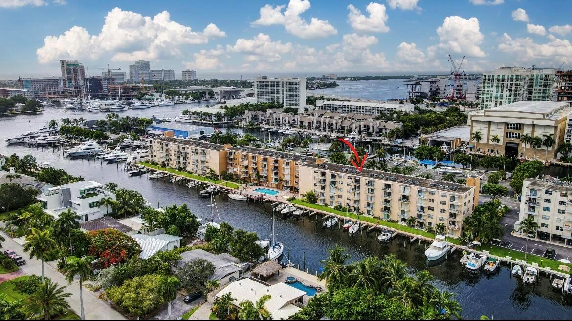 UNBELIEVABLE WATERFRONT OPPORTUNITY: CONDO PRICED BELOW MARKET VALUE WITH EXCLUSIVE RARE RIGHTS TO DOUBLE BOAT SLIP! BOAT SLIP TO BE NEGOTIATED SEPERATELY. UP TO 19FT WIDTH BEAM AND 42FT IN LENGTH. NO FIXED BRIDGES, JUST FEET TO THE INTRACOASTAL. PROPERTY FEATURES A NEW 2024 AC, 2025 ELECTRICAL PANEL, WALK-IN CLOSETS IN BOTH BEDROOMS. ENJOY THE LARGE BALCONY WITH INCREDIBLE WATERFRONT VIEWS OF THE INTRACOASTAL, AND CITY. LOCATED MINUTES TO SHOPS, DINING, DOWNTOWN FORT LAUDERDALE AND AIRPORT. ASSOCIATION JUST APPROVED INSTALLATION OF WASHERS AND DRYERS IN UNIT! LAUNDRY FACILITIES LOCATED ON THE SAME FLOOR. STORAGE UNIT INCLUDED WITH PURCHASE. RESIDENTS HAVE ACCESS TO BOAT RENTAL OPTIONS, WATERFRONT COMMUNITY POOL , BIKE STORAGE AREA AND GRILL.