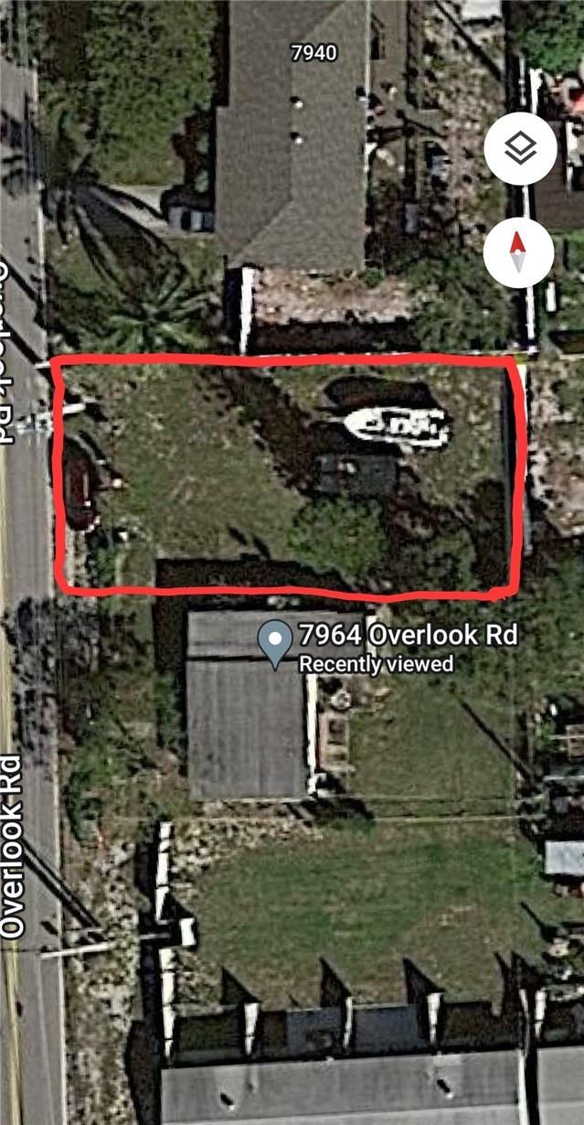 VACANT LOT - RESIDENTIAL, GREAT OPPORTUNITY TO BUILD - CLOSE TO DINING, SHOPS, AIRPORT AND MAJOR HIGHWAYS. PRIME LOCATION. SURVEY AVAILABLE UPON REQUEST. **LOT IN PROCESS OF BEING SPLIT (7964 OVERLOOK RD). VACANT LOT ONLY - HOUSE NOT FOR SALE!