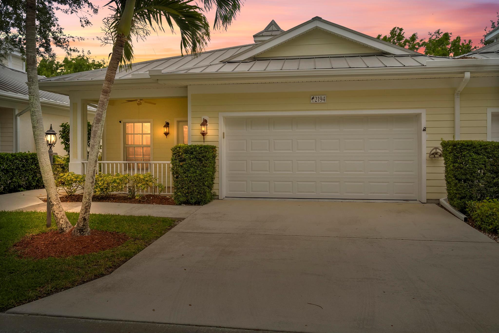 Welcome to this beautifully maintained 3-bedroom, 2-bath villa with a 2 car garage, nestled in a serene, well-located community. Built with solid CBS construction and equipped with impact glass for peace of mind, this home blends comfort and durability. The spacious kitchen boasts corian countertops, abundant storage, and brand-new 2024 stainless steel appliances--perfect for the home chef! The inviting master suite features two large walk-in closets and a private bath. Enjoy tranquil lake views from the lovely screened-in porch, ideal for morning coffee or sunset relaxation. This light-filled home offers an easy-flowing split-bedroom floor plan and low-maintenance living with a low HOA that includes lawn care and access to the community pool. Located just minutes from shopping, dining.